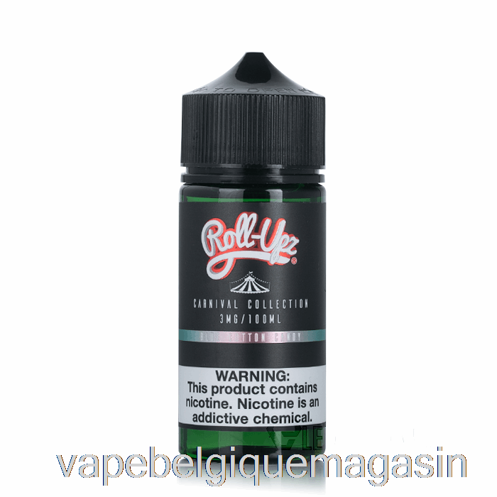 Vape Juice Carnaval - Barbe à Papa Bleue Par Juice Roll-upz - 100ml 6mg
